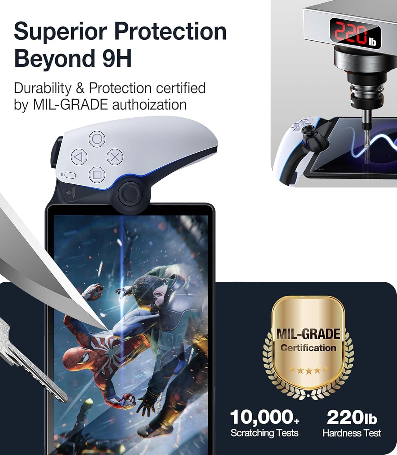 Screen Protector Compatible with PlayStation Portal PS5 Portal