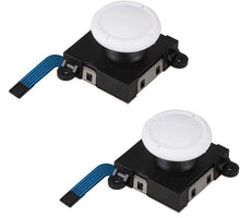 Load image into Gallery viewer, 2 Pack Analog Joystick for Nintendo Switch/Switch OLED Joy-Con/Switch Lite - White Cap