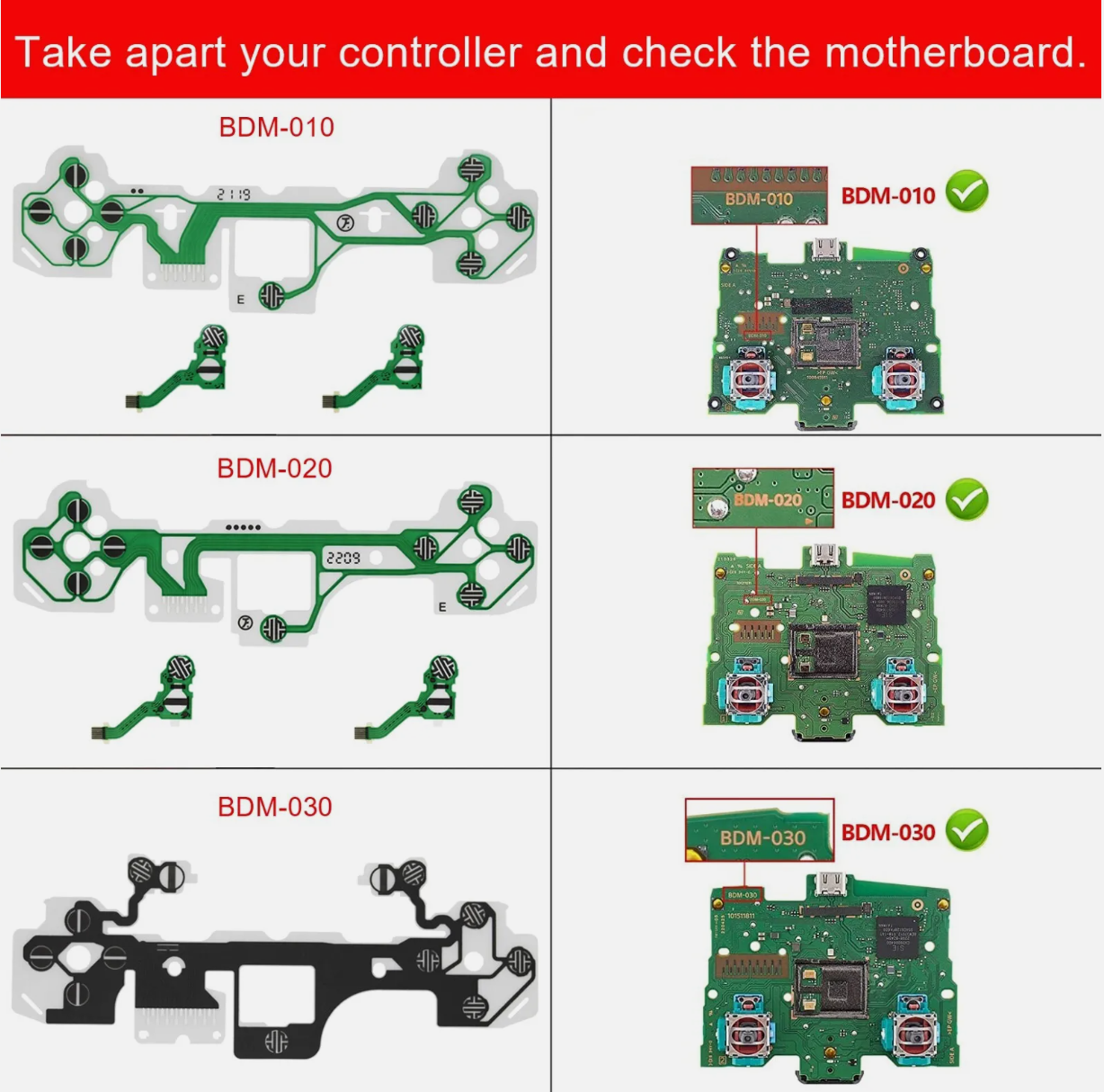 Joystick Ps5 Replacement Flex Ribbon Cable For PS5 DualSense Controller ...