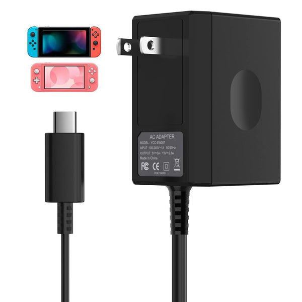 AC Adapter Power Supply for Nintendo Switch Charger Plug Cord US