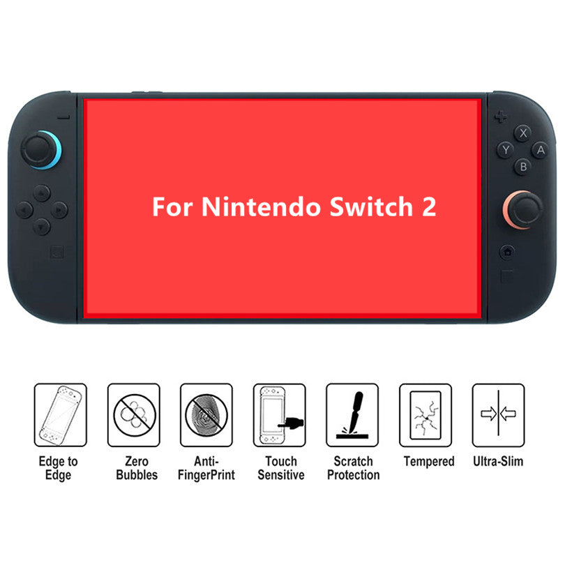 Tempered Glass Screen Protector for NS Nintendo Switch 2 Console Protective