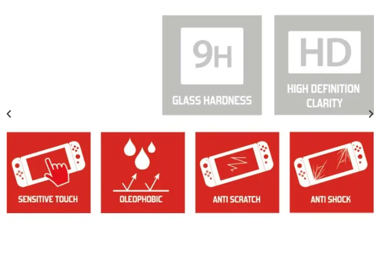 Tempered Glass Screen Protector Designed for Nintendo Switch OLED Model
